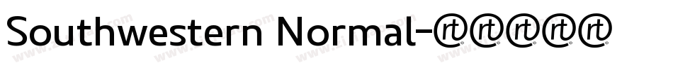 Southwestern Normal字体转换